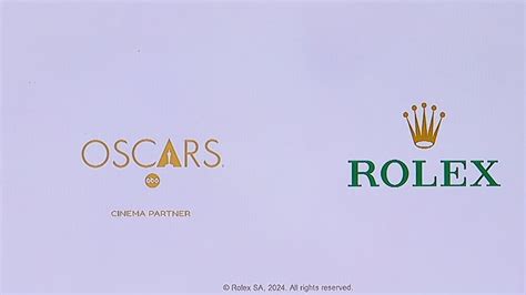 rolex oscars commercial 2024